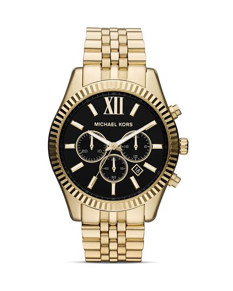 michael kors mens gold watches uk|Michael Kors watch lexington.